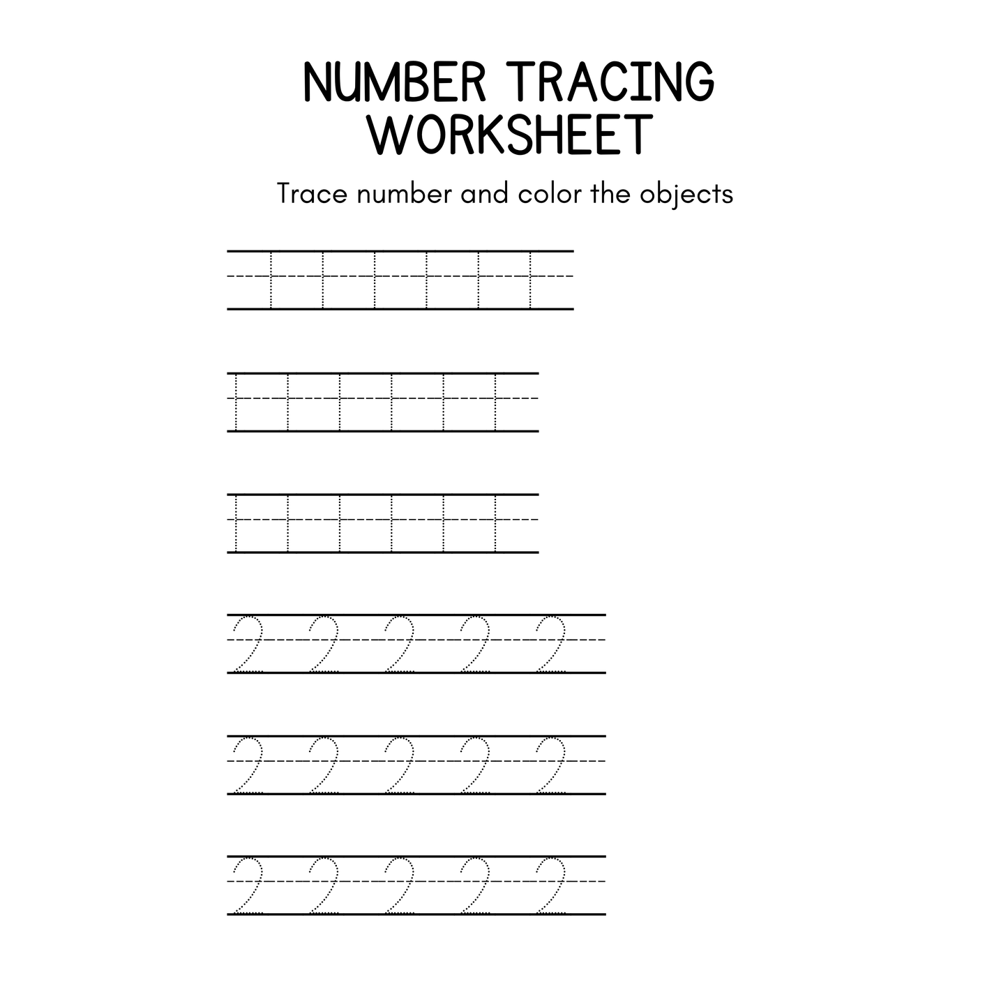 Numbers Ages 4-6