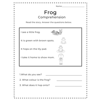 Reading Comprehension Ages 6-10
