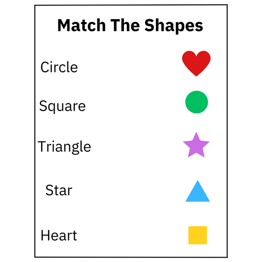 Learning Shapes Ages 3-5