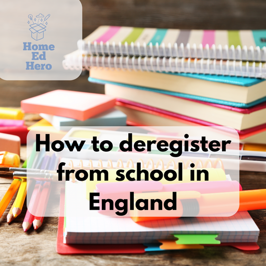 How to deregister from school in England