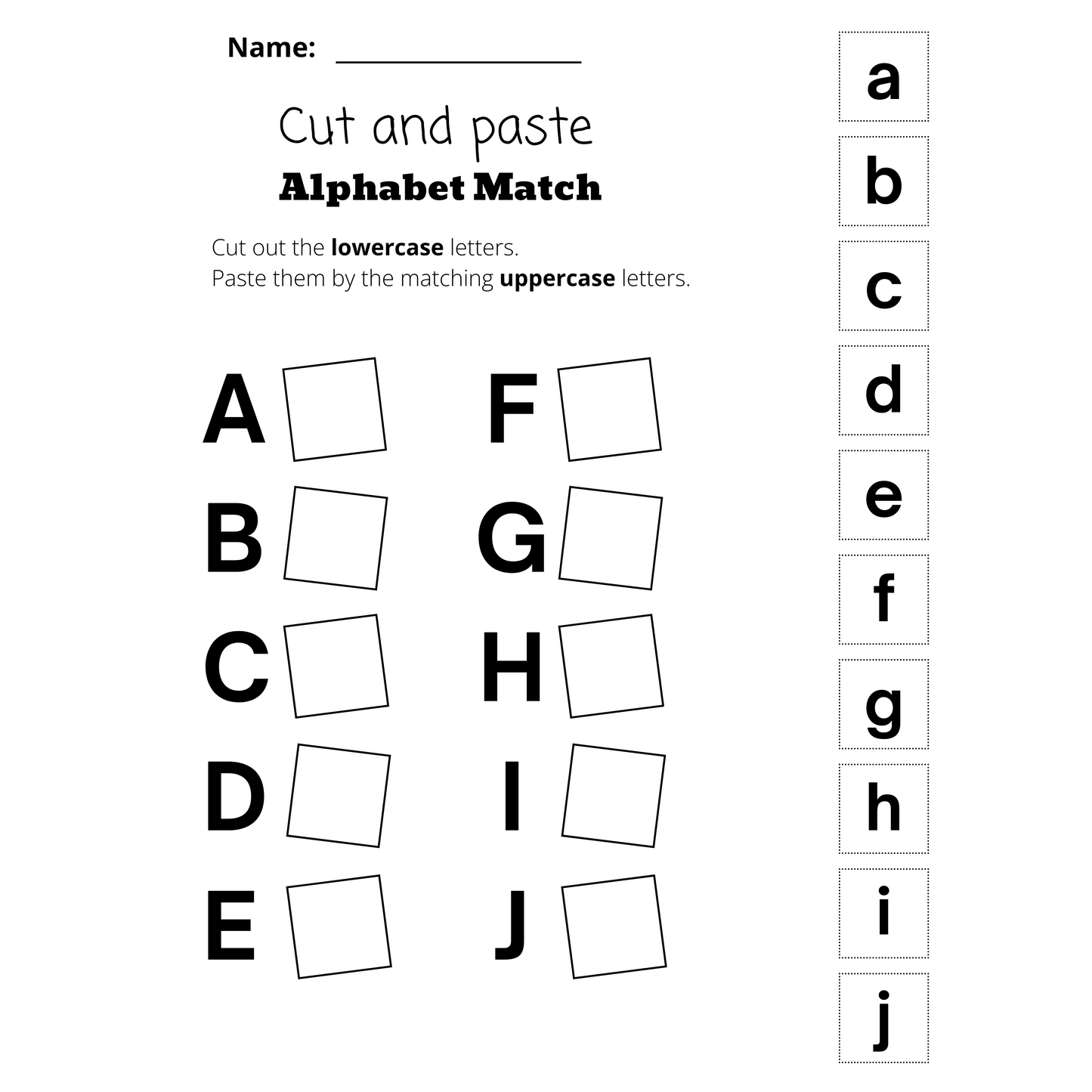 Alphabet Ages 4-7
